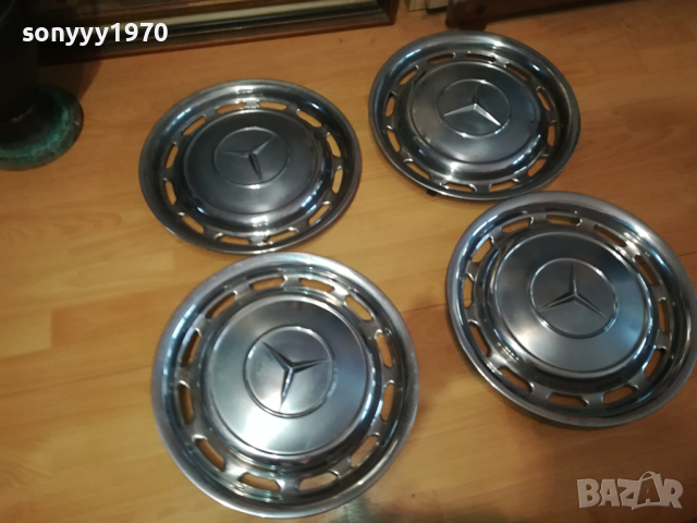 *МЕРЦЕДЕС РЕТРО ТАСОВЕ-4БР ИНОКС 1903240757, снимка 9 - Антикварни и старинни предмети - 44834264