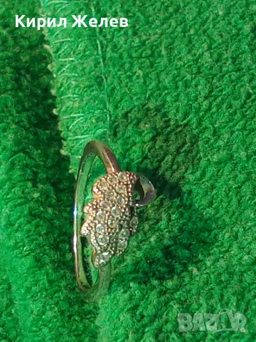 ЕЛЕГАНТЕН СКЪПОЦЕНЕН СРЕБЪРЕН ПРЪСТЕН СРЕБРО 925 с ИСКРЯЩИ МИНИАТЮРНИ ПЛАНИНСКИ КРИСТАЛИ 27602, снимка 12 - Пръстени - 46447969