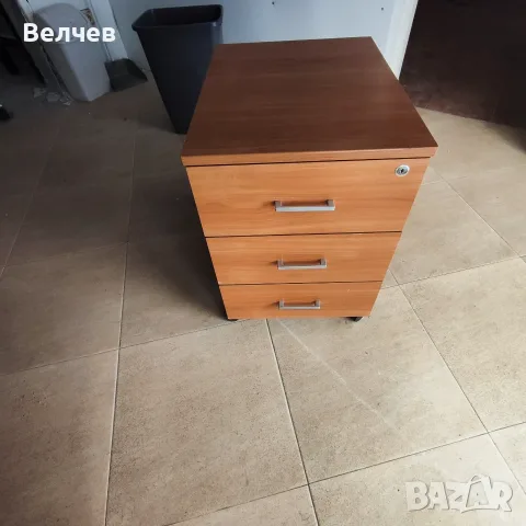 Мобилен офис контейнер с 3 чекмеджета и ключалка (42х55х60 см)