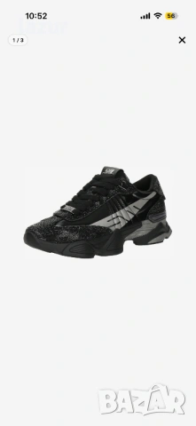 Steve Madden сникърси черни с камъни