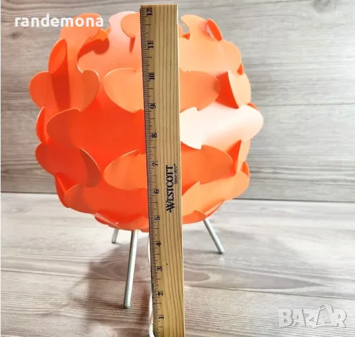 Лампа Ikea fillsta orange , снимка 3 - Настолни лампи - 47593254