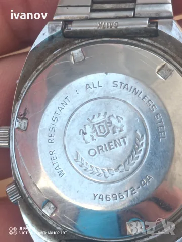 Часовник''Orient'' календар- за части , снимка 3 - Мъжки - 56137096