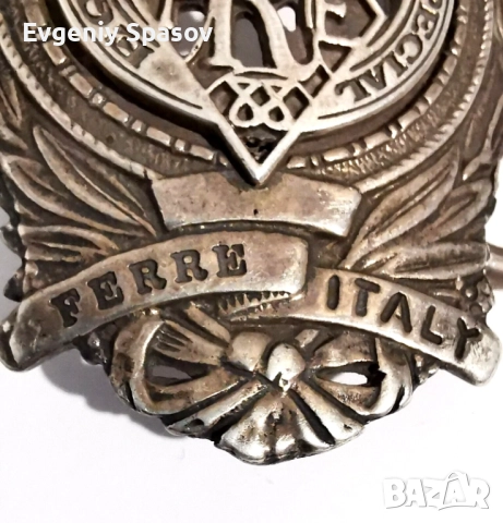 Джанфранко Фере Масивна Сребърна Катарама за колан, снимка 9 - Колани - 51590829