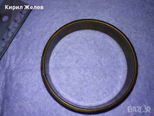 ВЕЛИКОЛЕПНА БРОНЗОВА РЕТРО ГРИВНА ИНКРУСТИРАНА с РЪЧНО ШЛИФОВАН ЯСПИС 26611, снимка 5 - Антикварни и старинни предмети - 41265265