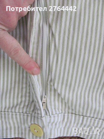 Светли дънки в райе, снимка 4 - Панталони - 36215585