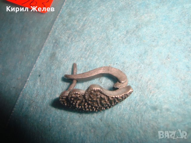 СТАРА МАРКАЗИТЕНА СРЕБЪРНА СКЪПОЦЕННА ОБЕЦА СРЕБРО 925 АНГЛИЯ ЮВЕЛИРНА ВИНТИДЖ АРТ ДЕКО БИЖУ 25963, снимка 11 - Обеци - 35820791