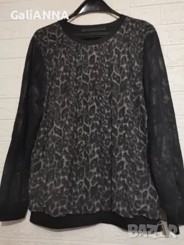 СТРАХОТНА БЛУЗА ЕФЕКТЕН ДЕСЕН 2XL, снимка 5 - Туники - 47487518