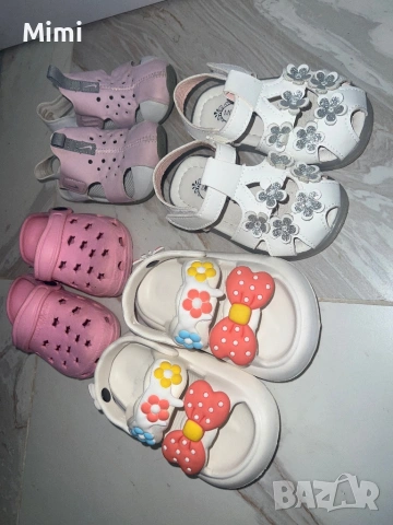 Лот Nike детски сандали и чехли р.23