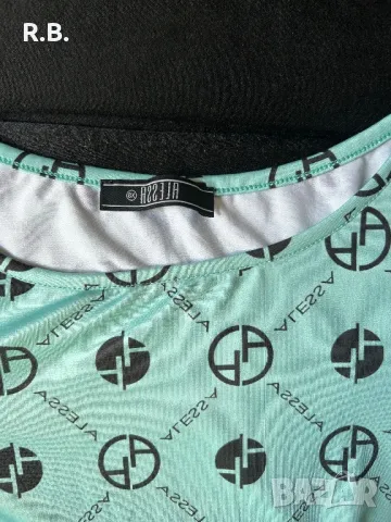 Alessa Religion Блузка - Мента, XS размер, снимка 8 - Корсети, бюстиета, топове - 49147556