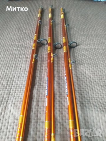  Пръчки плътно фибростъкло 2,70м с макари, снимка 4 - Въдици - 51100633