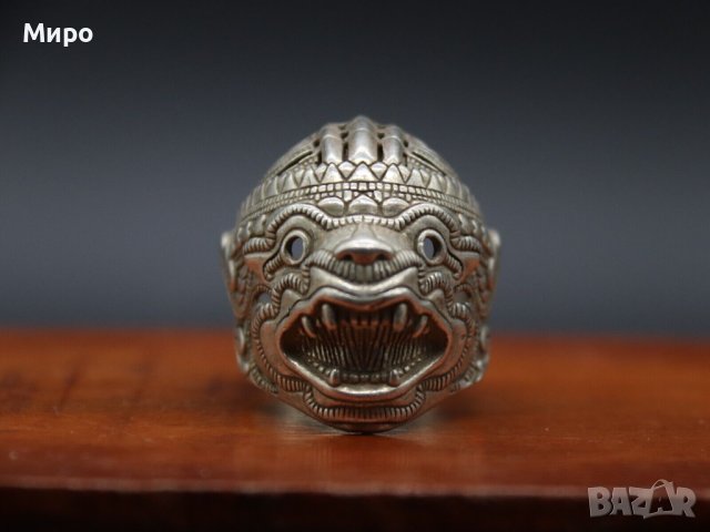 ЩАСТИЕ БОГАТСТВО "ПИКСИО" ЛЪВ ЗВЯР ПРЪСТЕН КИТАЙ ТАЛИСМАН АМУЛЕТ  АЗИЯ , снимка 2 - Пръстени - 42025985