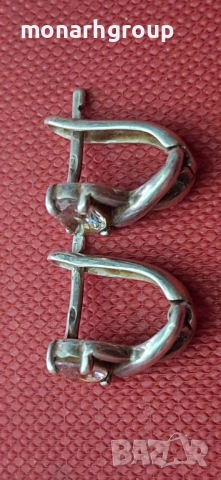 Сребърни обеци, снимка 3 - Обеци - 52436507