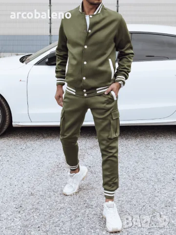 Ежедневен мъжки моден комплект от две части 