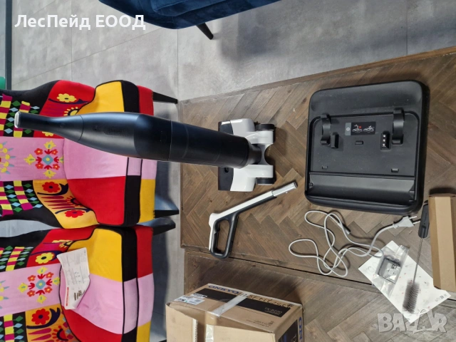 Roborock Flexi Lite Вертикална прахосмукачка Батерия Сухо&мокро Без торба Черно, Бяло 2.5 Ah, снимка 2 - Прахосмукачки - 53521769