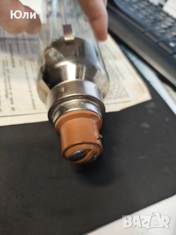 Ретро натриева лампа Mazda 6U S10 35W, цокъл B22d, снимка 2 - Крушки - 52848811