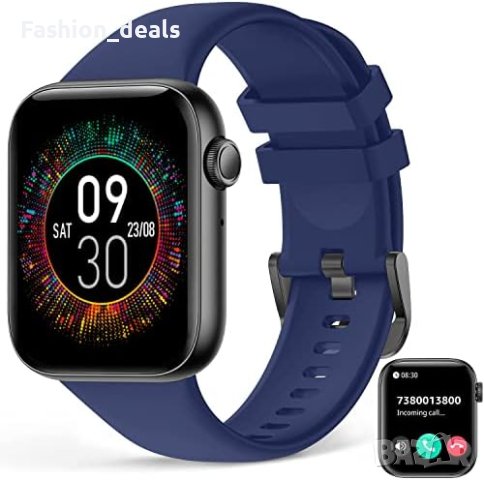 Нов 1,85 инча Bluetooth Смарт умен мъжки часовник с функция за повикване