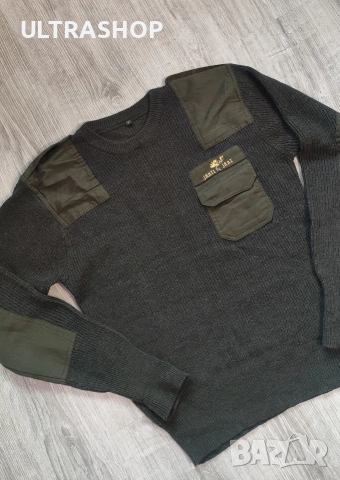 JAHTI JAKT S size Мъжки ловен пуловер, снимка 3 - Пуловери - 52865502