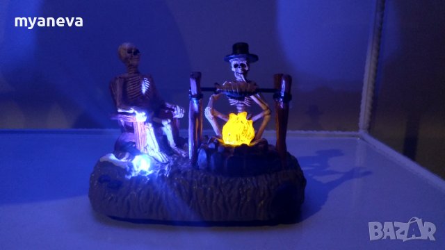 Хелоуин ,  Halloween лампа с батерии., снимка 1 - Соларни лампи - 42513802