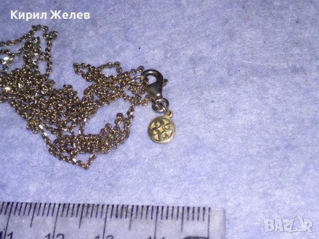 ШАРМАНТНО СЪРЦЕВИДНО СРЕБЪРНО АРТ КОЛИЕ МЕДАЛЬОН СРЕБРО с ПЕЧАТИ S 925 9.38 с ИСКРЯЩИ ЦИРКОНИ 28493, снимка 14 - Колиета, медальони, синджири - 41388798