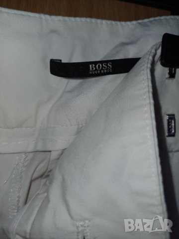 Бял панталон HUGO BOSS L, снимка 3 - Панталони - 41082318