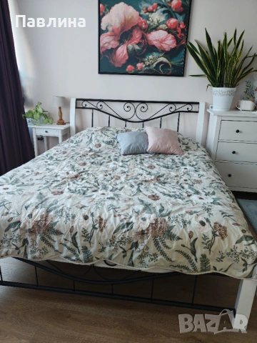 Легло с матрак 140х200, снимка 3 - Спални и легла - 53837595