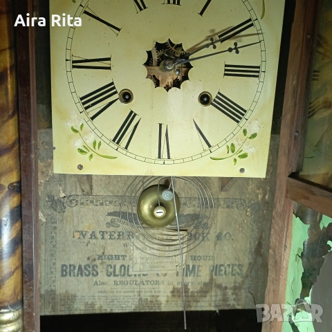 Американски стенен часовник 1851г., снимка 2 - Стенни часовници - 53844466