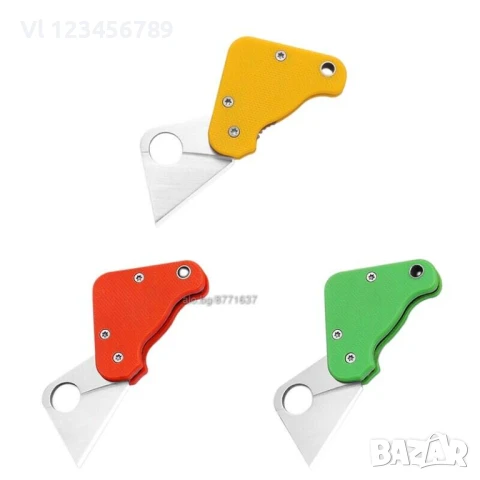 Мини джобно ножче с клипс за колан дизайн тип Spyderco 20х80