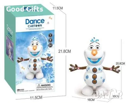 Пеещ и Танцуващ Олаф от Замръзналото кралство FROZEN Olaf Играчка Олаф, снимка 5 - Други - 48267247