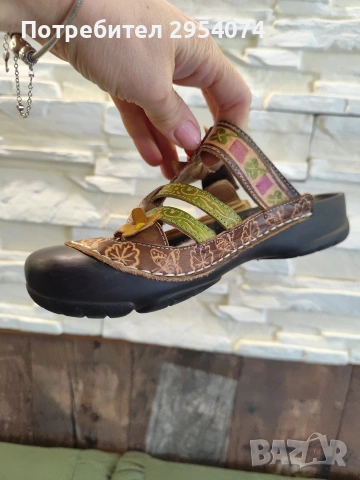 естествена кожа 39номер чехли 35лв 