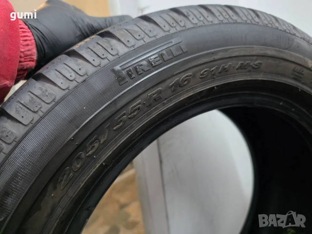 4бр зимни гуми 205/55/16 PIRELLI L05100 , снимка 6 - Гуми и джанти - 53807530