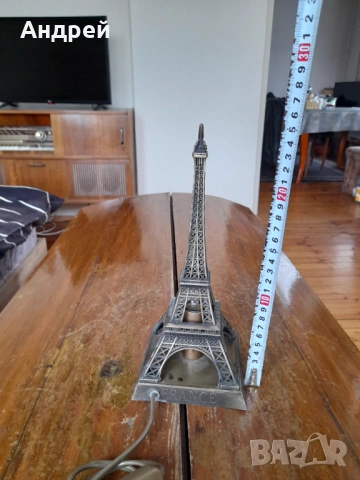 Стара декоративна лампа Айфелова кула, снимка 3 - Други ценни предмети - 53417060