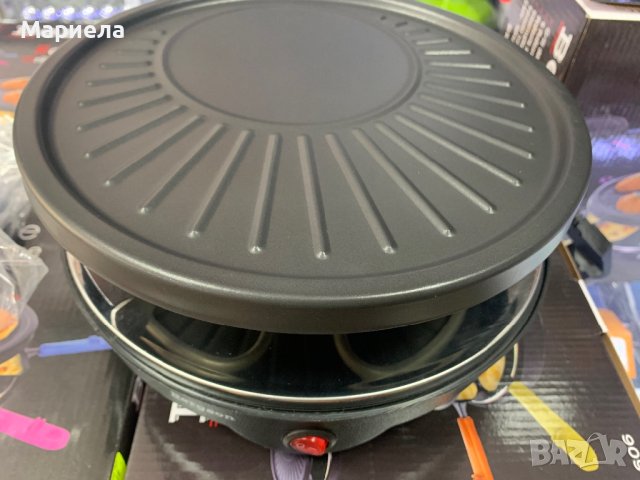 Раклет грил с Аксесоари 800W / Мини Раклет за 6 човека, снимка 16 - Скари - 44195898