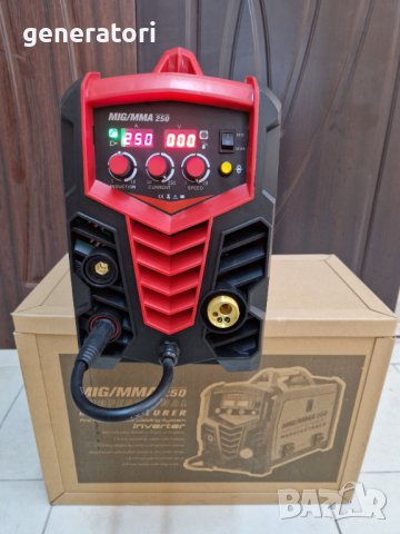 ПРОМОЦИЯ! Електрожен + Телоподаващо MIG -MMA -250Ампера MAX PROFESSIONAL 250А - Телоподаващ Апарат