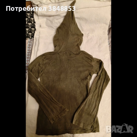 Зелен hippie суичър Scorpius , снимка 3 - Суичъри - 52971540