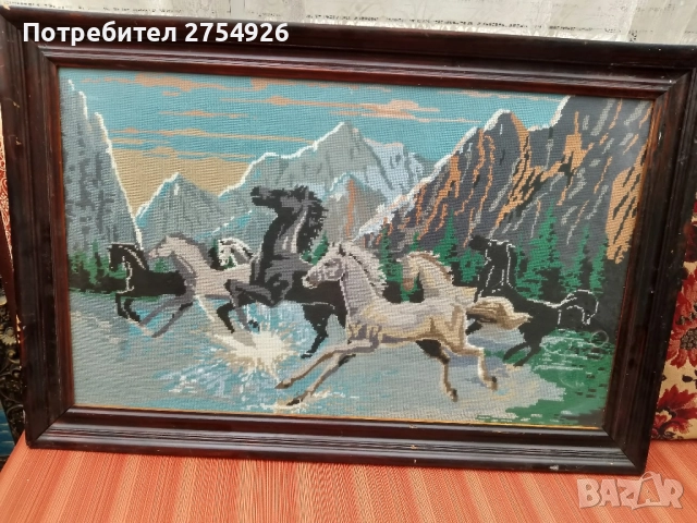 3 изящни френски гоблена , снимка 2 - Гоблени - 52578719