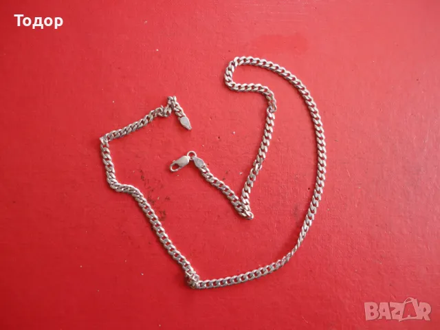 Страхотна сребърна верижка ланец 925 , снимка 6 - Колиета, медальони, синджири - 47497239