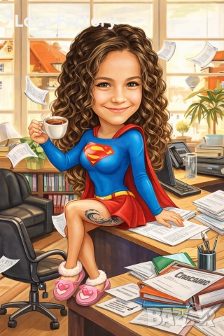 Карикатури в рамка , снимка 4 - Романтични подаръци - 52016401