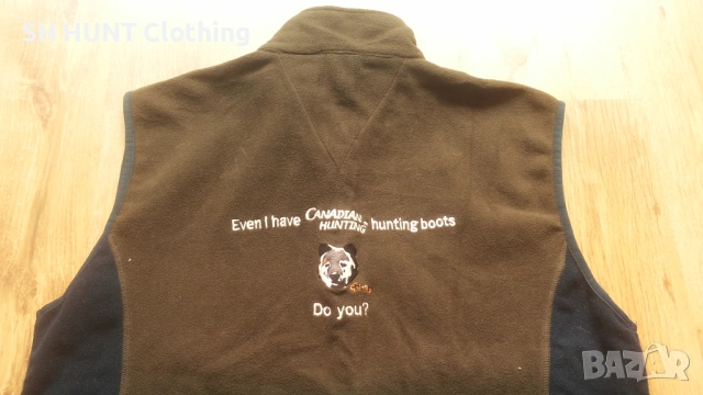 CANADAN HUNTING POLAR Vest размер L за лов поларен елек - 2373, снимка 3 - Екипировка - 53830760