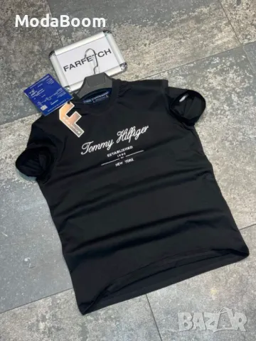 Tommy Hilfiger черна мъжка тениска 
