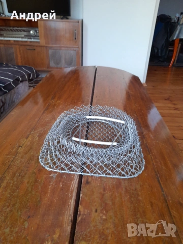 Стара метална пазарска чанта #4