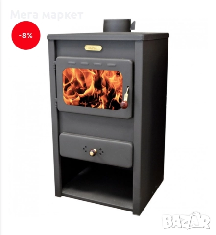 Камина Купро Стил с ламаринен плот