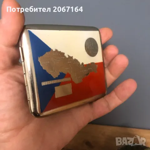 Стара табакера Чехословакия , снимка 3 - Антикварни и старинни предмети - 48655577