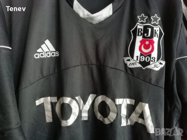 Besiktas Adidas оригинална рядка футболна тениска фланелка екип Бешикташ , снимка 3 - Тениски - 40187100
