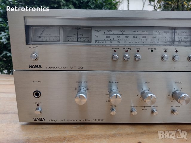 SABA тунер и усилвател, снимка 4 - Ресийвъри, усилватели, смесителни пултове - 36018910