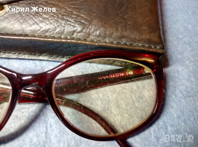 MAJA OPTALEX ВИНТИДЖ АРТ СЛЪНЧЕВИ ДИОПТРИЧНИ ХЕЛИОМАТИК ОЧИЛА с КРАСИВ КАЛЪФ 47715, снимка 3 - Слънчеви и диоптрични очила - 47454889