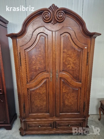 Античен Масивен Гардероб-внос от Германия!, снимка 3 - Гардероби - 50642139