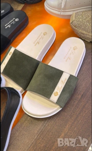 мъжки чехли от естествена кожа loro piana , снимка 4 - Мъжки чехли - 51118299