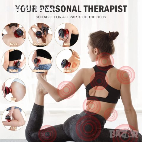 Смарт електрическа вендуза с подгрев -ROUDJER 12 режима, 12 температури, снимка 7 - Медицинска апаратура - 44456714