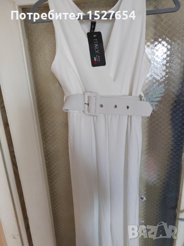 Официален бял гащеризон , снимка 4 - Гащеризони - 39701924