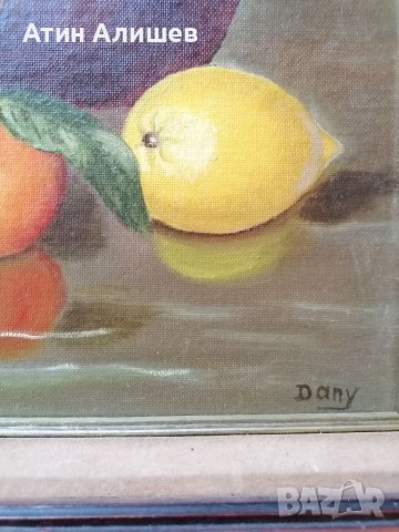 Натюрморт - авторска, маслени бои , снимка 2 - Декорация за дома - 41099678